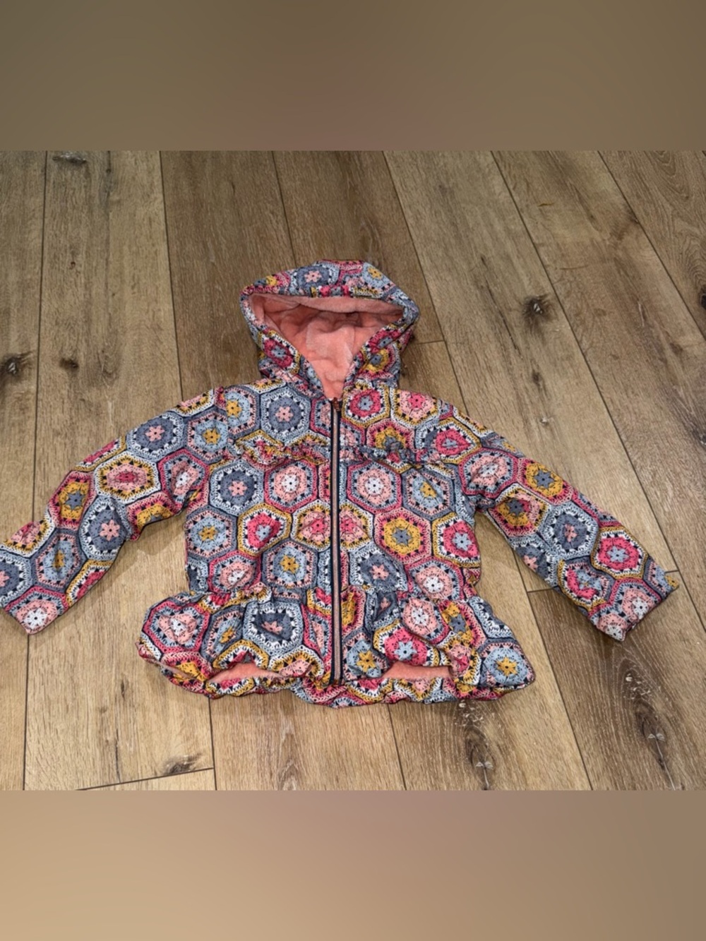 Penelope Mack Girls’ Toddler Winter Puffer Coat Jacket size 4T